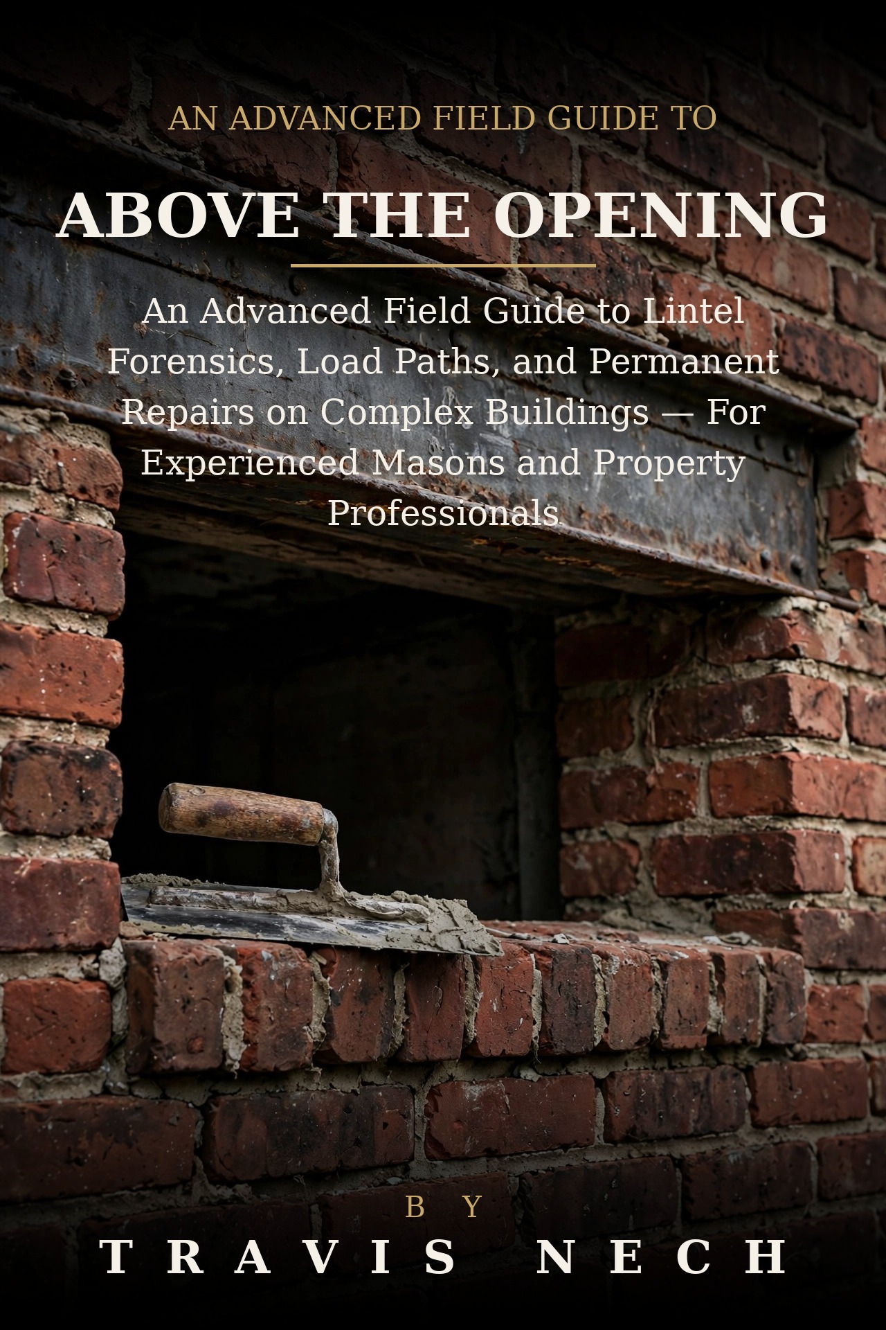 Cover of Above the Opening, a free brick repair book by Travis Nech