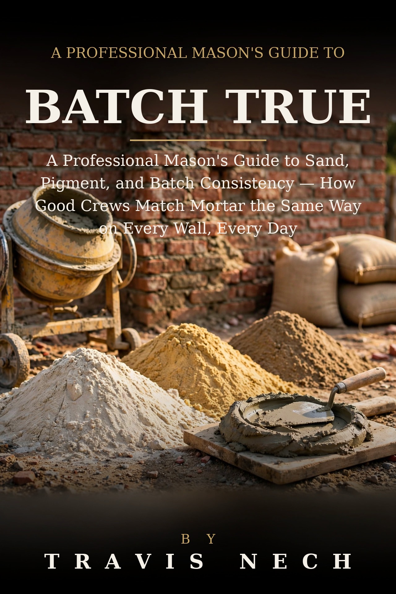 Cover of Batch True, a free brick repair book by Travis Nech
