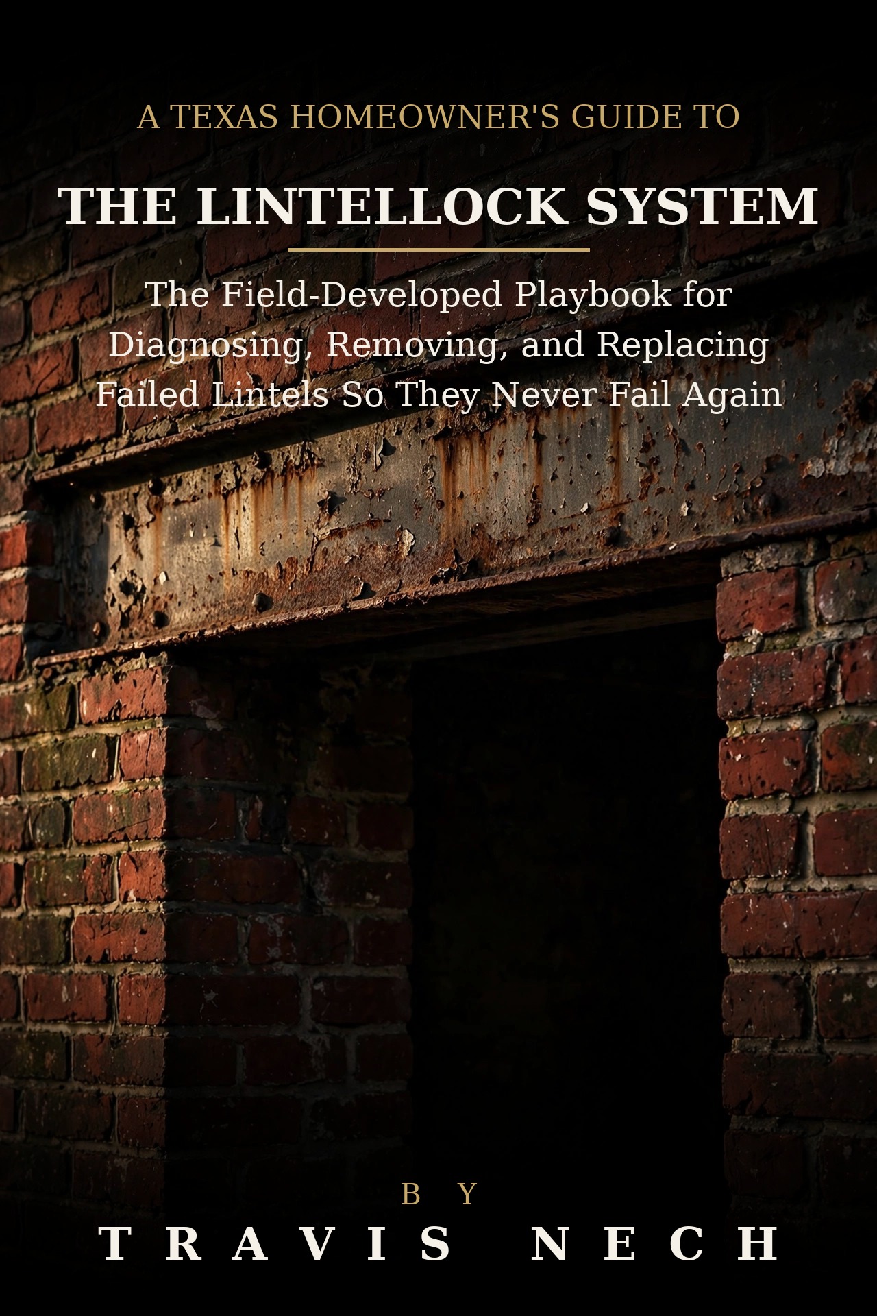Cover of The LintelLOCK System, a free brick repair book by Travis Nech