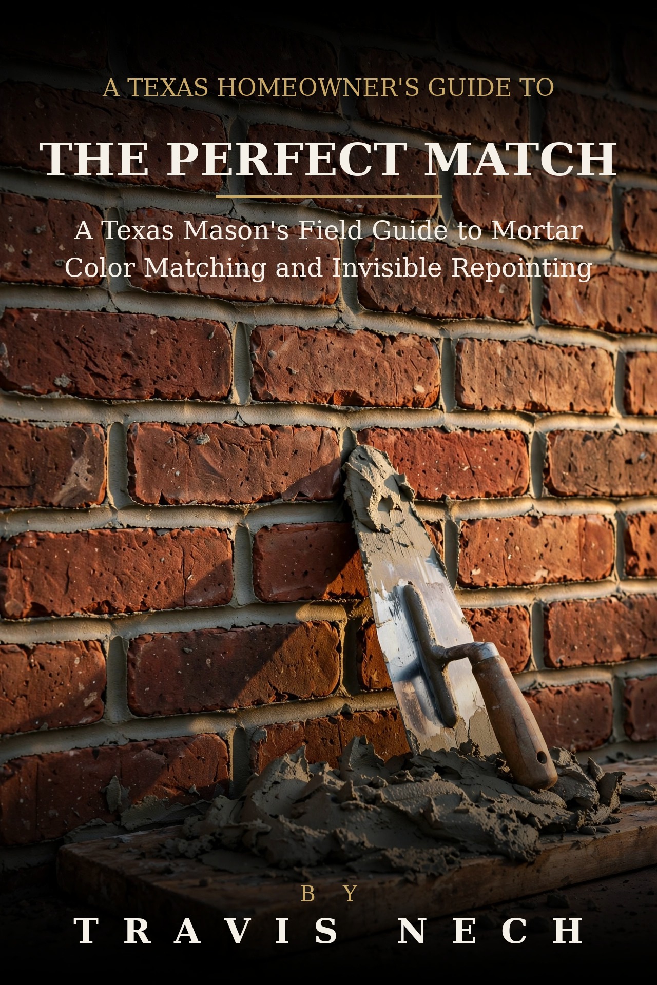 Cover of The Perfect Match, a free brick repair book by Travis Nech