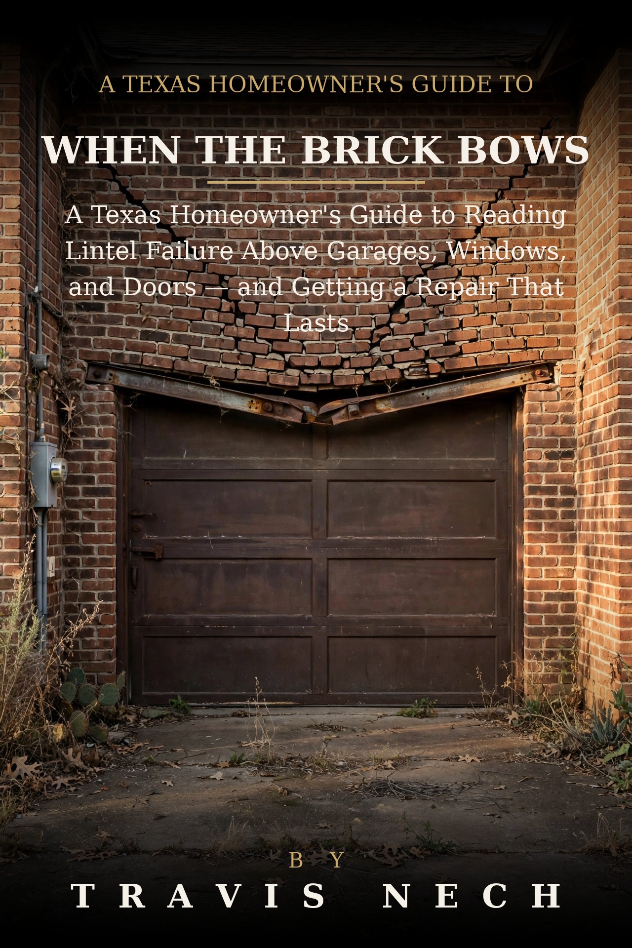 Cover of When the Brick Bows, a free brick repair book by Travis Nech