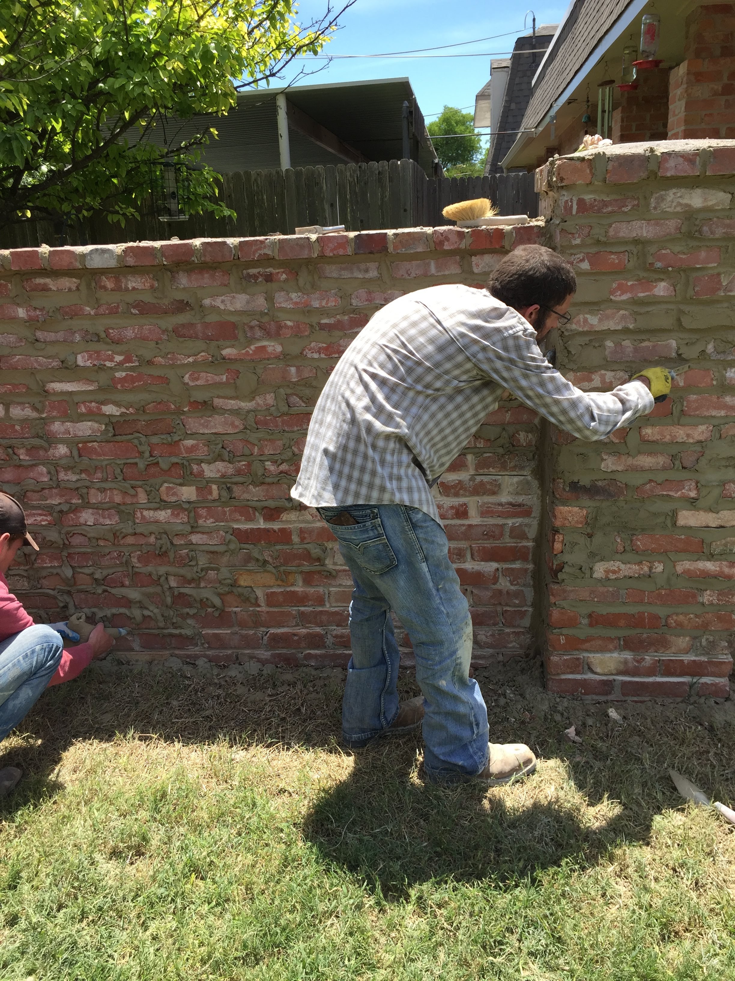 Restore your home's structural integrity with Champion Brick Repair’s Professional Tuckpointing. Our Dallas experts grind dam