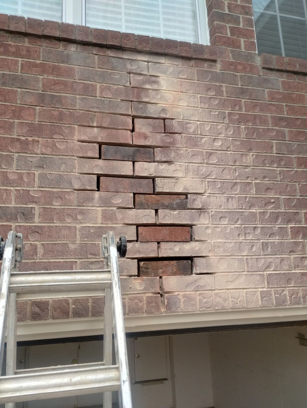 Brick Wall Crack and Lintel Repair