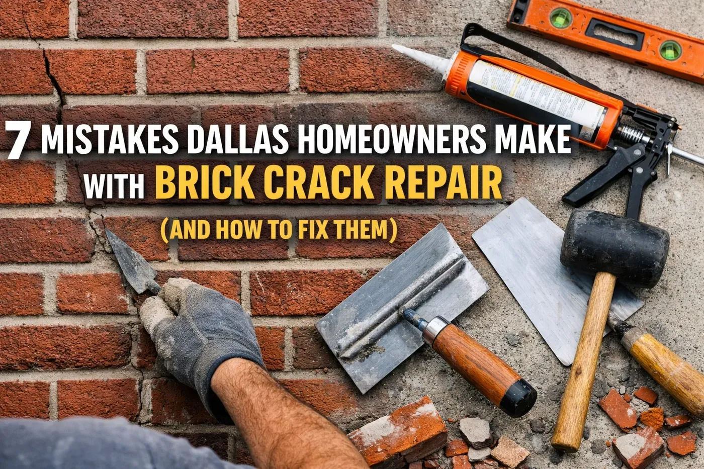 Brick repair in Texas by Champion Brick Repair