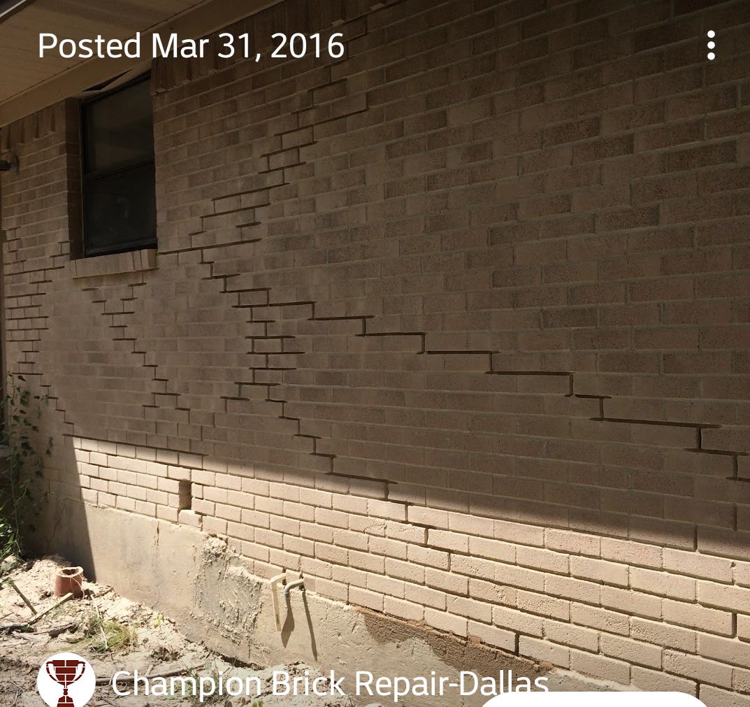 Brick repair in Texas by Champion Brick Repair