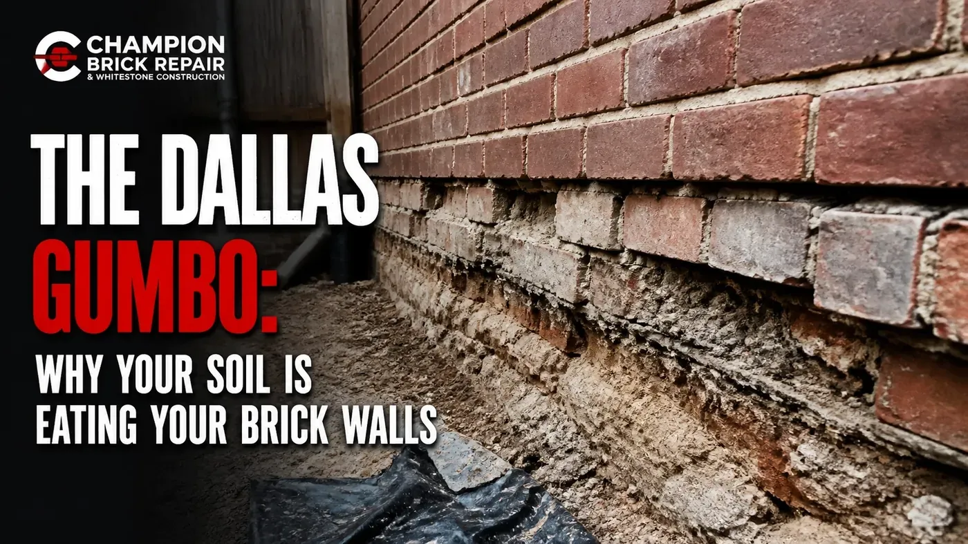 Brick repair in Texas by Champion Brick Repair