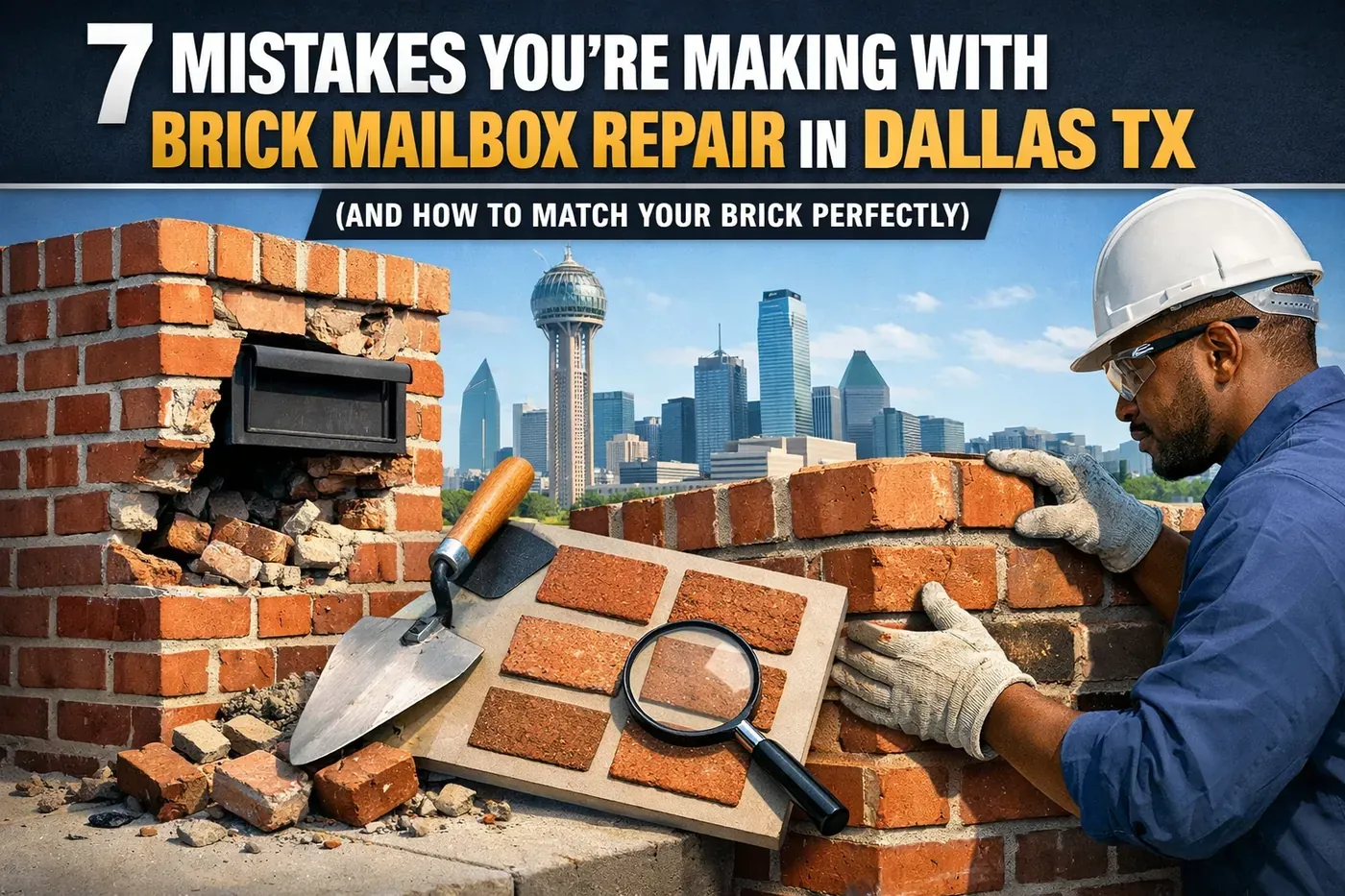 Brick repair in Texas by Champion Brick Repair