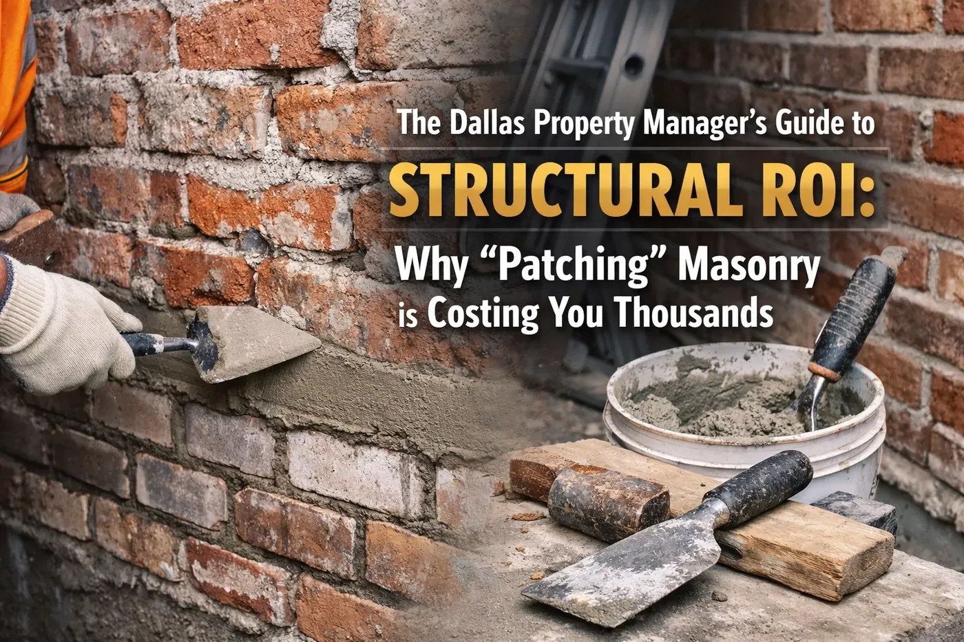 Brick repair in Texas by Champion Brick Repair