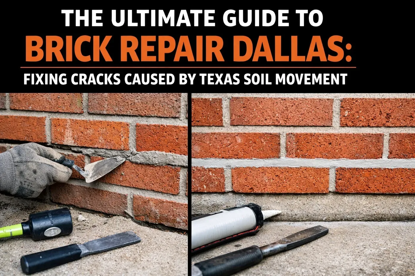 Brick repair in Texas by Champion Brick Repair