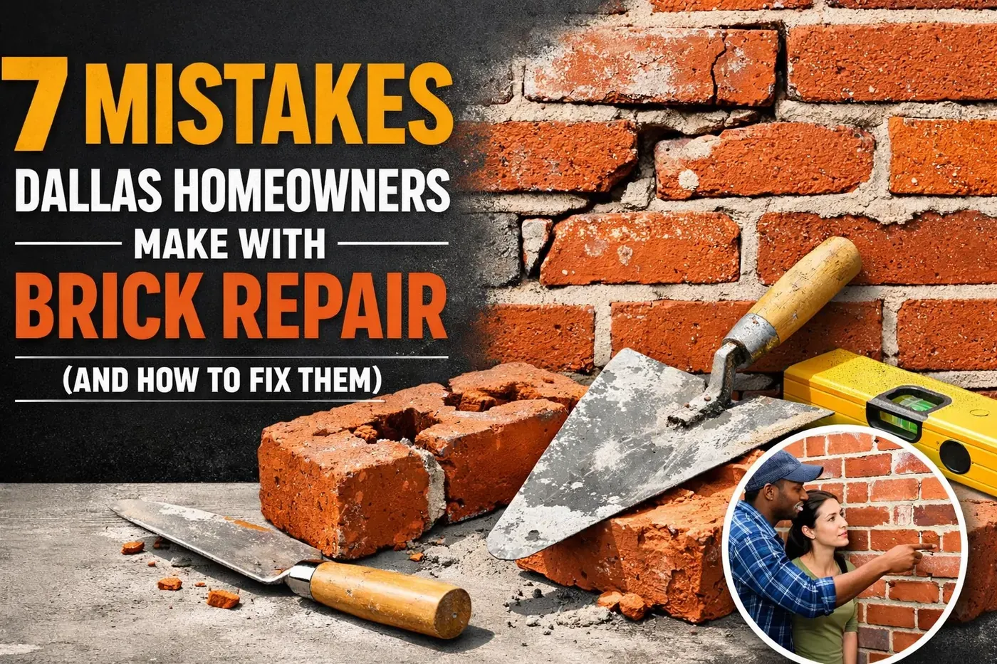 Brick repair in Texas by Champion Brick Repair