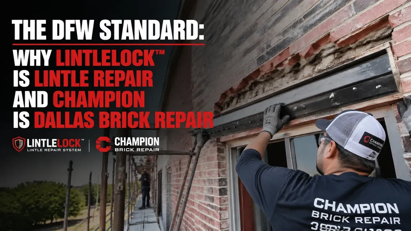 Brick repair in Texas by Champion Brick Repair