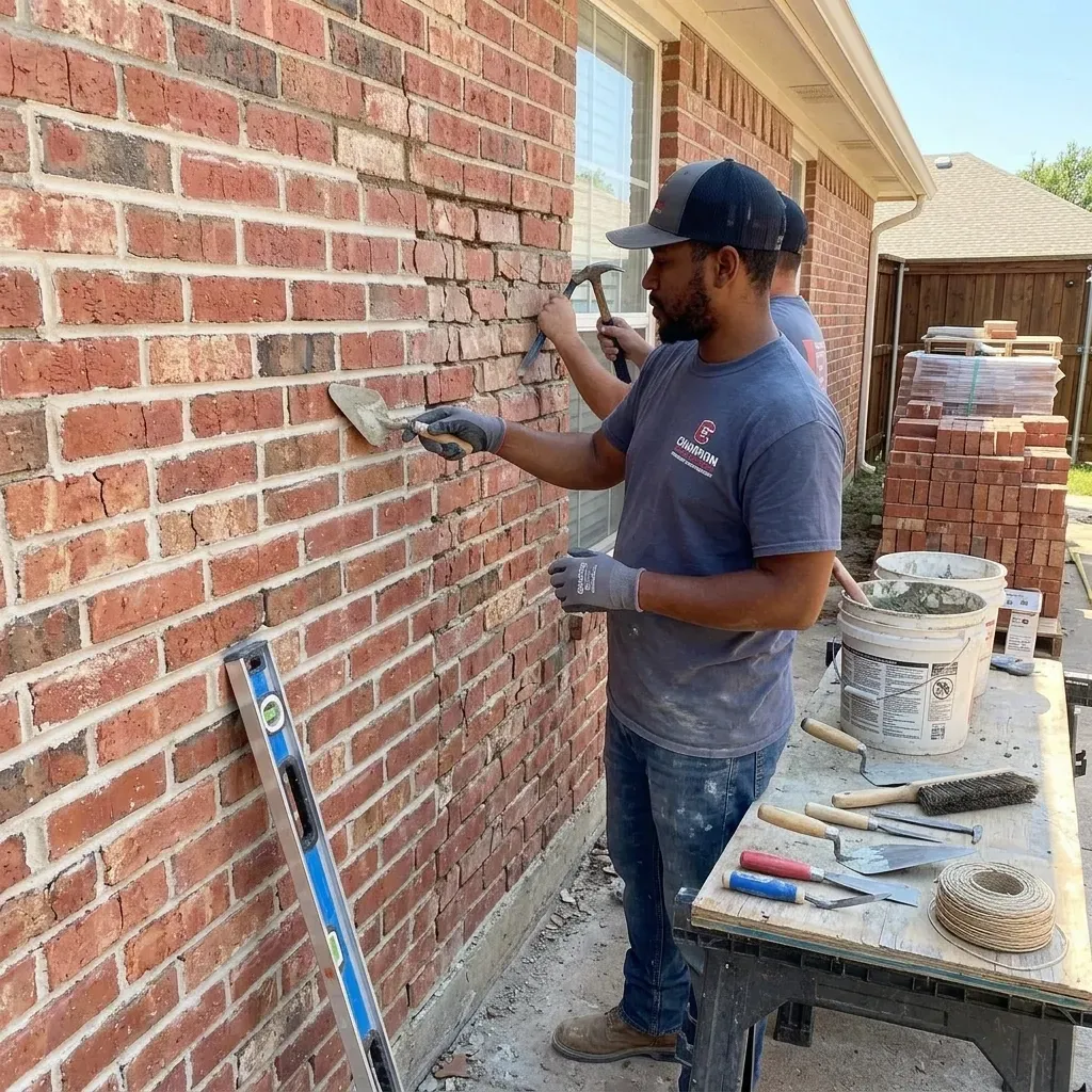 Brick repair in Texas by Champion Brick Repair