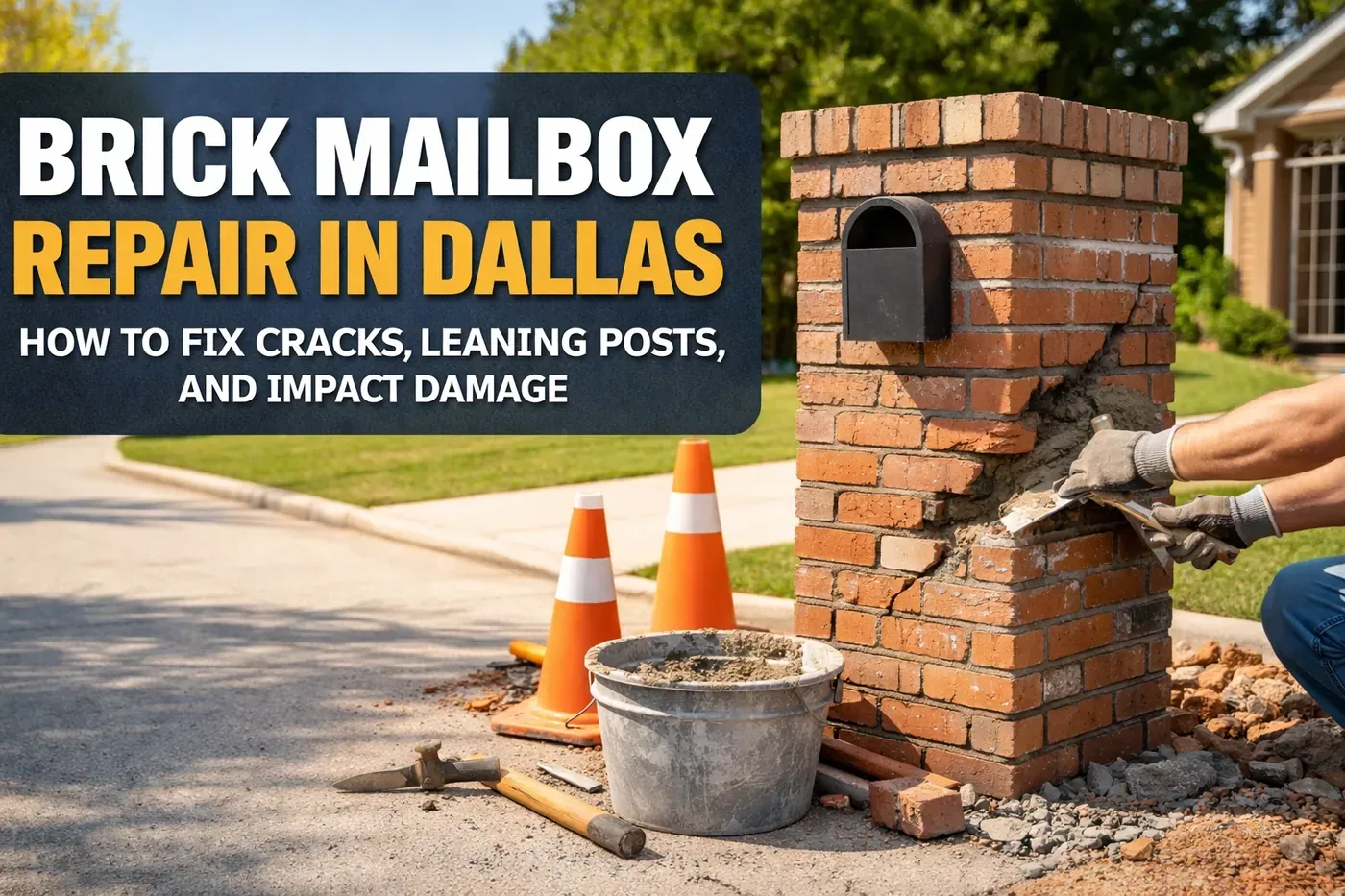Brick repair in Texas by Champion Brick Repair