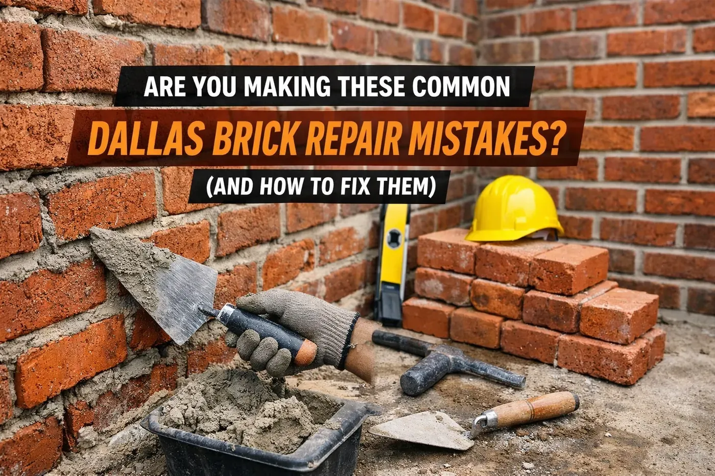 Brick repair in Texas by Champion Brick Repair