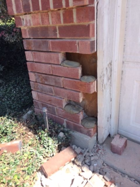 Brick repair in Texas by Champion Brick Repair