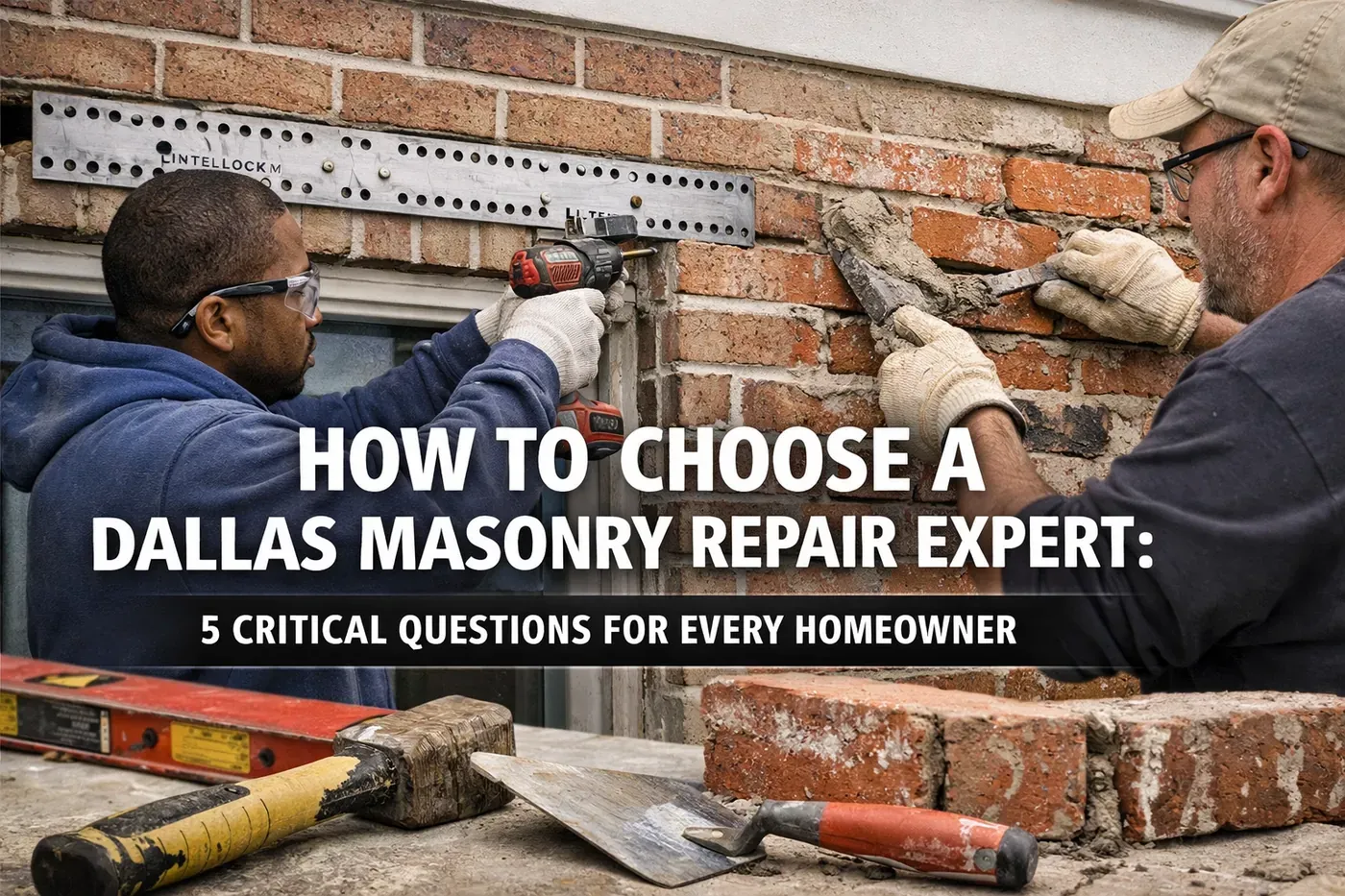 Brick repair in Texas by Champion Brick Repair