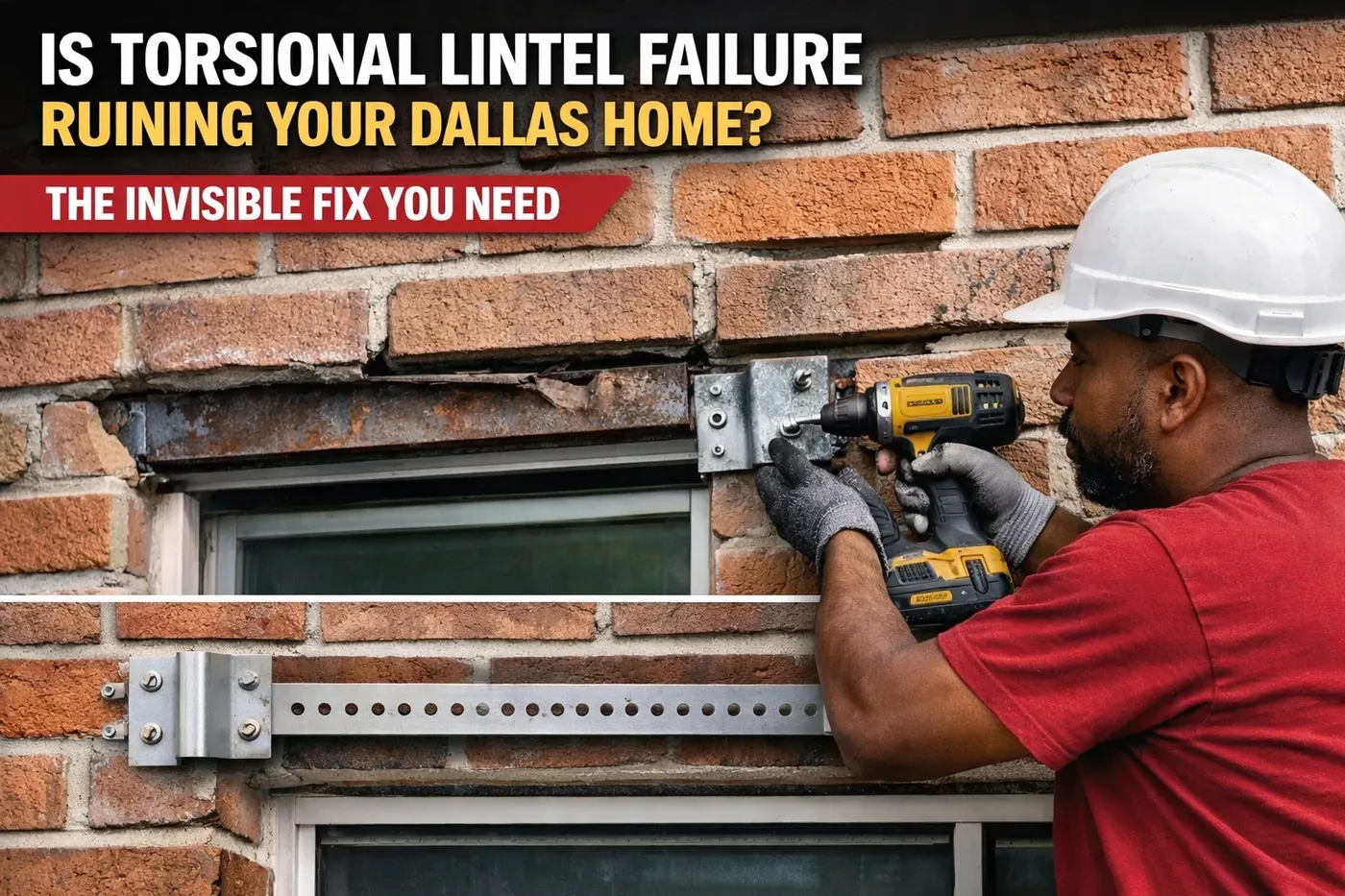 Brick repair in Texas by Champion Brick Repair