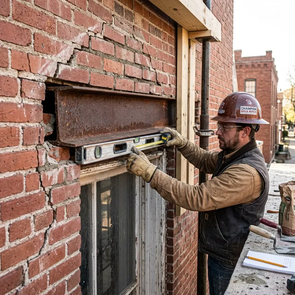 Brick repair in Texas by Champion Brick Repair