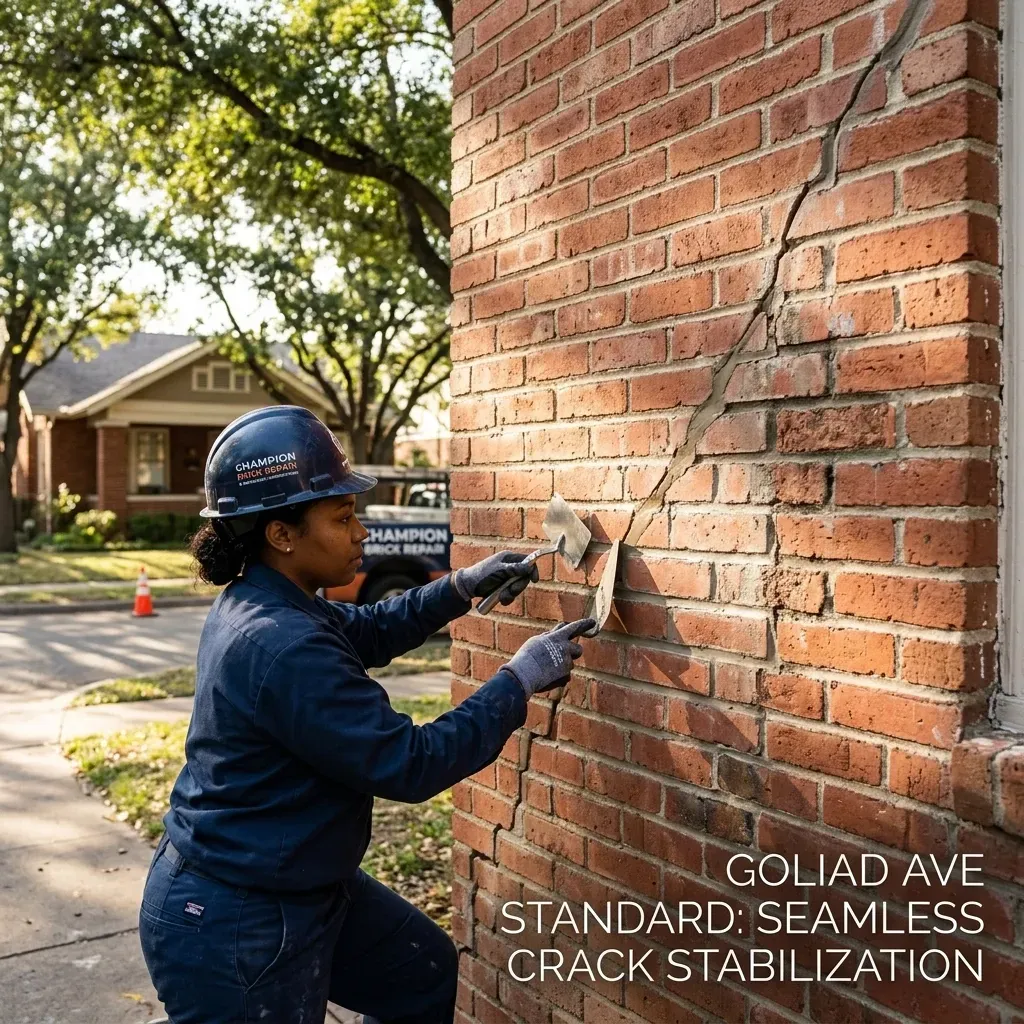 Brick repair in Texas by Champion Brick Repair