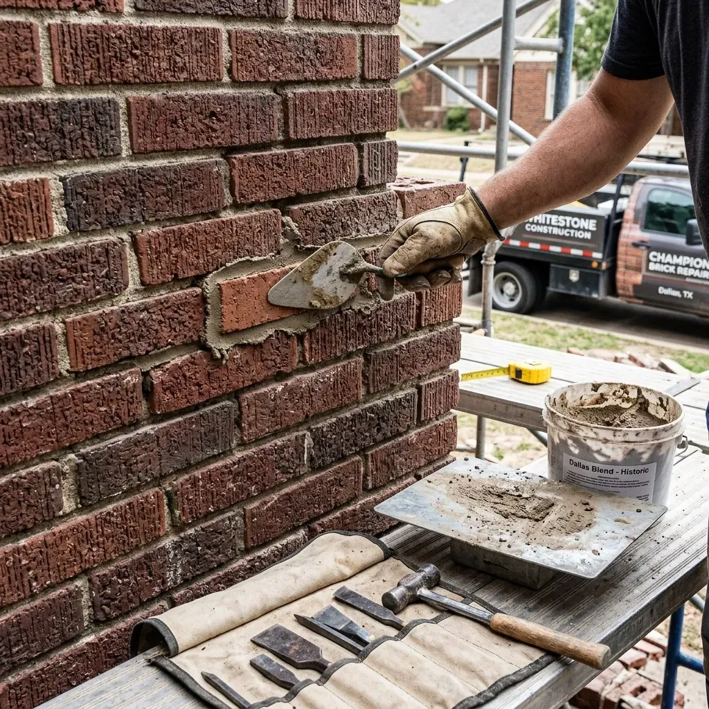 Brick repair in Texas by Champion Brick Repair