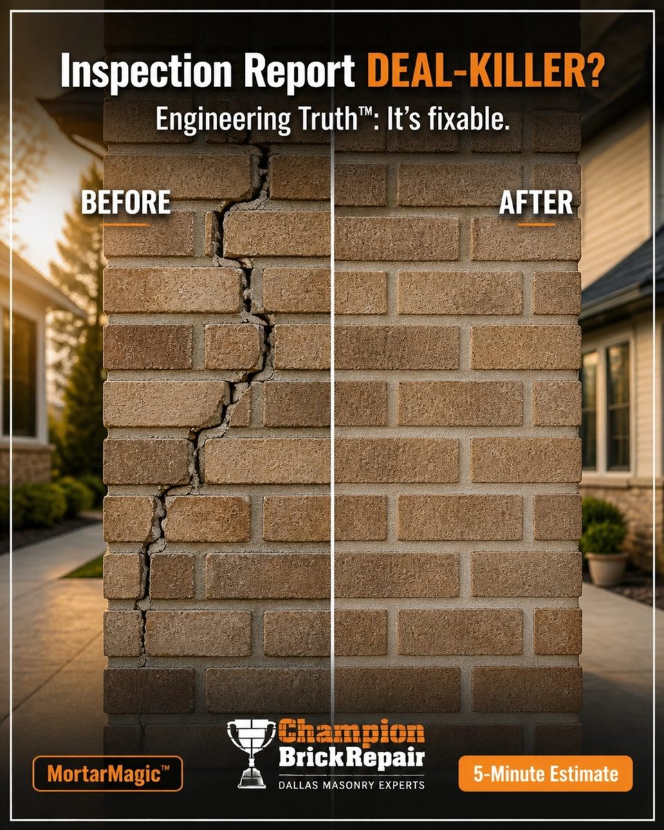 Stair-Step Crack Wall — Champion Brick Repair
